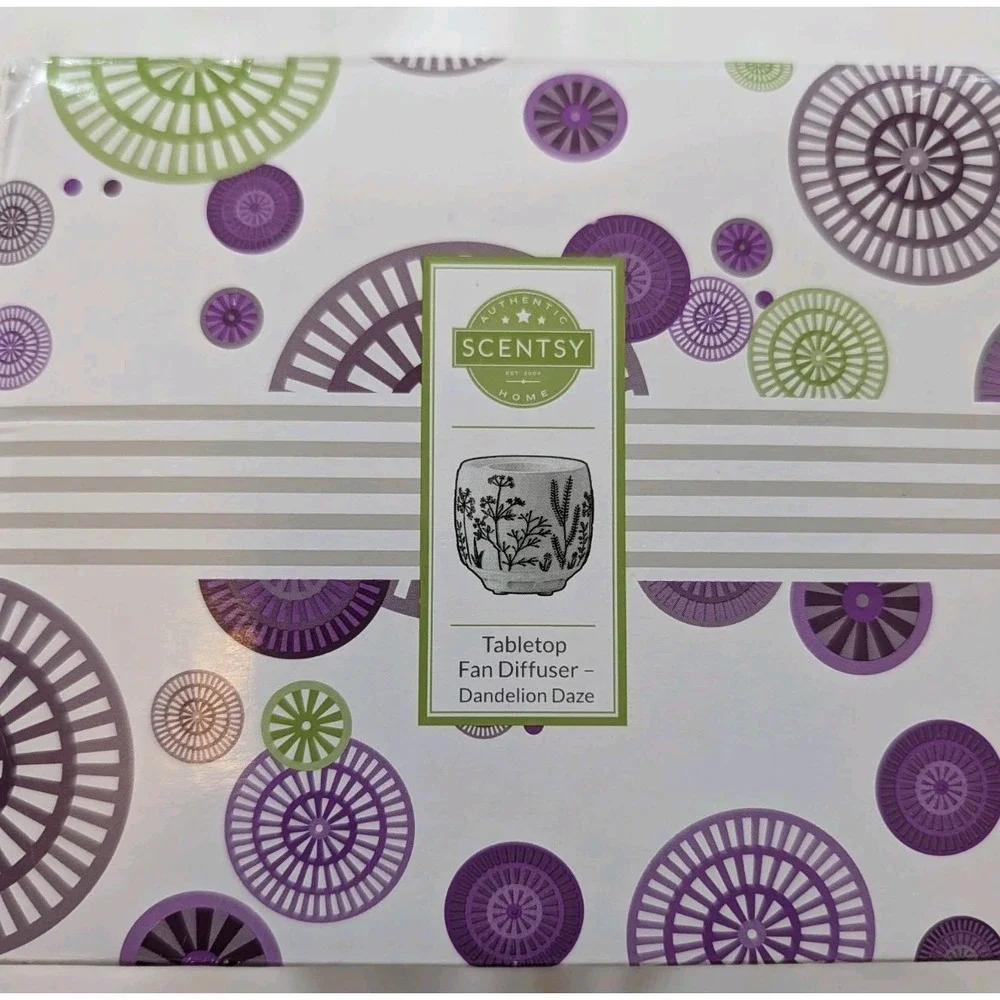 Scentsy Dandelion Daze Tabletop Fan Diffuser New Open‎ Box